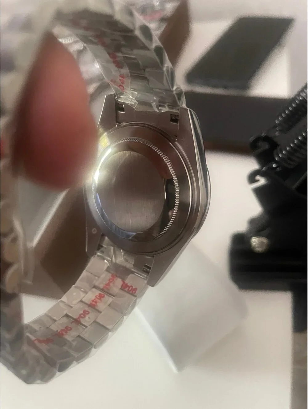 New Men's Stainless Steel Mechanical Watch with Sapphire Crystal stock 266